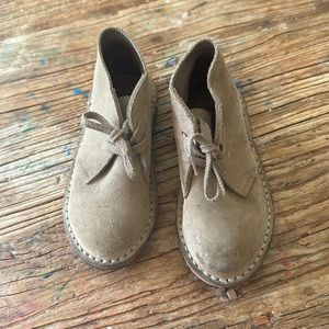 J.Crew Crewcuts Boys Suede Chukka Boots Boys 10 Tan/Brown